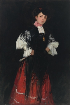 Spanish Girl of Madrid (Una Chula) by Robert Henri