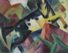 Springendes Pferd by Franz Marc