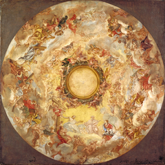 St. Agnes is Received into Heaven by Giovanni Battista Gaulli