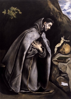 St. Francis Venerating the Crucifix by El Greco