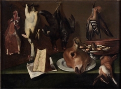 Still Life with a Calf's Head by Carlo Magini