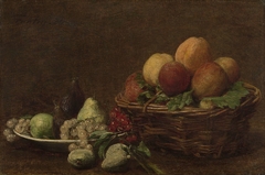 Still Life with Fruit by Henri Fantin-Latour