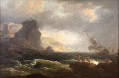 Storm by Claude-Joseph Vernet