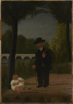 Stroller and Child by Henri Rousseau