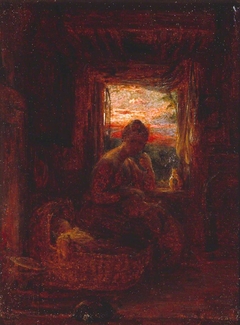 Study for ‘Interior of an English Cottage’ by William Mulready