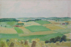 Study for "Wisconsin Landscape" by John Steuart Curry