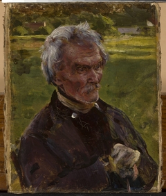 Study of an old man by Aleksander Gierymski