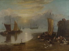 Sun Rising through Vapour by J. M. W. Turner