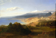 Taormina mit dem Ätna by Carl Rottmann