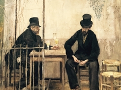 The Absinthe Drinkers by Jean-Francois Raffaelli