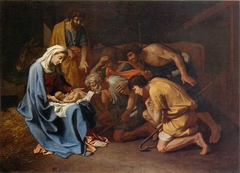 The Adoration of the Shepherds by Nicolas Poussin