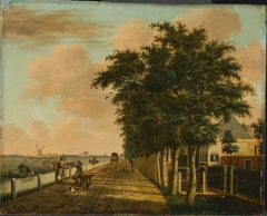 The Amsterdamse Vaart with the Horse-Drawn Barge Path at Haarlem, Seen in the Direction of the Liede by Warnaar Horstink