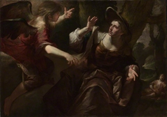 The Angel appears to Hagar and Ishmael by Gioacchino Assereto