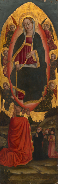 The Assumption of the Virgin with Saints from an Augustinian altarpiece by Anonymous