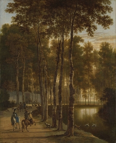 The Avenue of Birches by Jan Hackaert