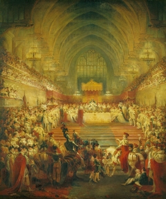 The Banquet at the Coronation of George IV by George Jones