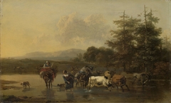 The Cattle Herd by Nicolaes Pietersz. Berchem