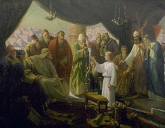 The Christ Child in the Temple by Charles Frederick Goldie