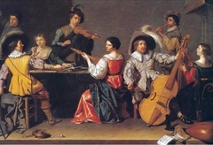 The concert (Den Haag) by Jan van Bijlert