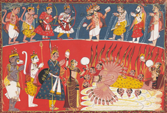 The death of Ravana by Anonymous