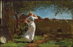 The Dinner Horn by Winslow Homer