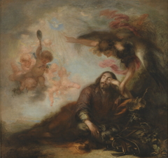 The Dream of Saint Joseph by Francisco Herrera the Younger