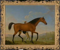 The Duke of Ancaster's Bay Stallion, Blank, Walking Towards a Mare by William Shaw