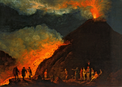 The Eruption of Vesuvius in 1774 by Jacob Philipp Hackert