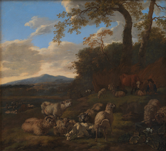 The Flock of Sheep by Jacob van der Does