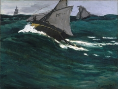 The Green Wave by Claude Monet