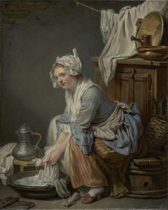 The Laundress (La Blanchisseuse) by Jean-Baptiste Greuze