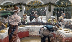 The Meal in the House of the Pharisee by James Tissot