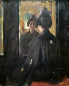 THE MIRROR by William Merritt Chase