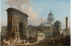 The Monuments of Paris by Hubert Robert