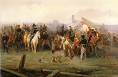 The mortal wound of General Moreau by Julius Scholtz