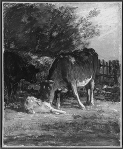 The Newborn Calf by John Bernard Johnston