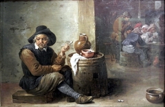 The old smoker by David Teniers the Younger