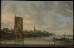 The Pelkus Gate near Utrecht by Jan van Goyen