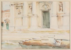 The Portal of S. Giorgio Maggiore, Venice by John Singer Sargent