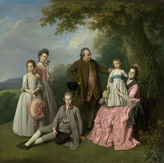 The Pybus family by Nathaniel Dance-Holland