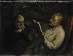 The Reading by Honoré Daumier