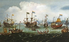 The Return to Amsterdam of the Second Expedition to the East Indies on 19 July 1599 by Andries van Eertvelt