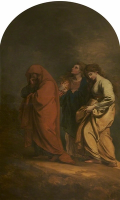 The Three Marys at the Sepulchre by Benjamin West