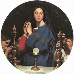 The Virgin Adoring the Host by Jean-Auguste-Dominique Ingres