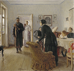 They Did Not Expect Him by Ilya Repin