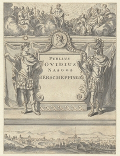 Titelpagina van Publius Ovidius Nasoos Herscheppinge by Abraham Bloteling