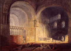 Transept of Ewenny Priory, Glamorganshire by J M W Turner