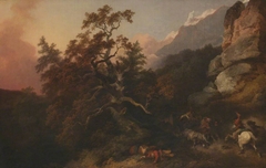 Travellers Attacked by Banditti by Philip James de Loutherbourg