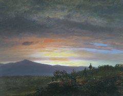 Twilight, Mount Ktaadn by Frederic Edwin Church