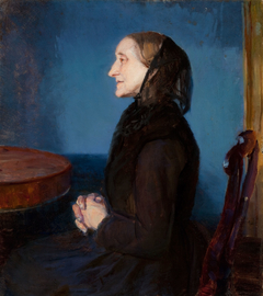 Painting by Anna Ancher of her mother by Anna Ancher